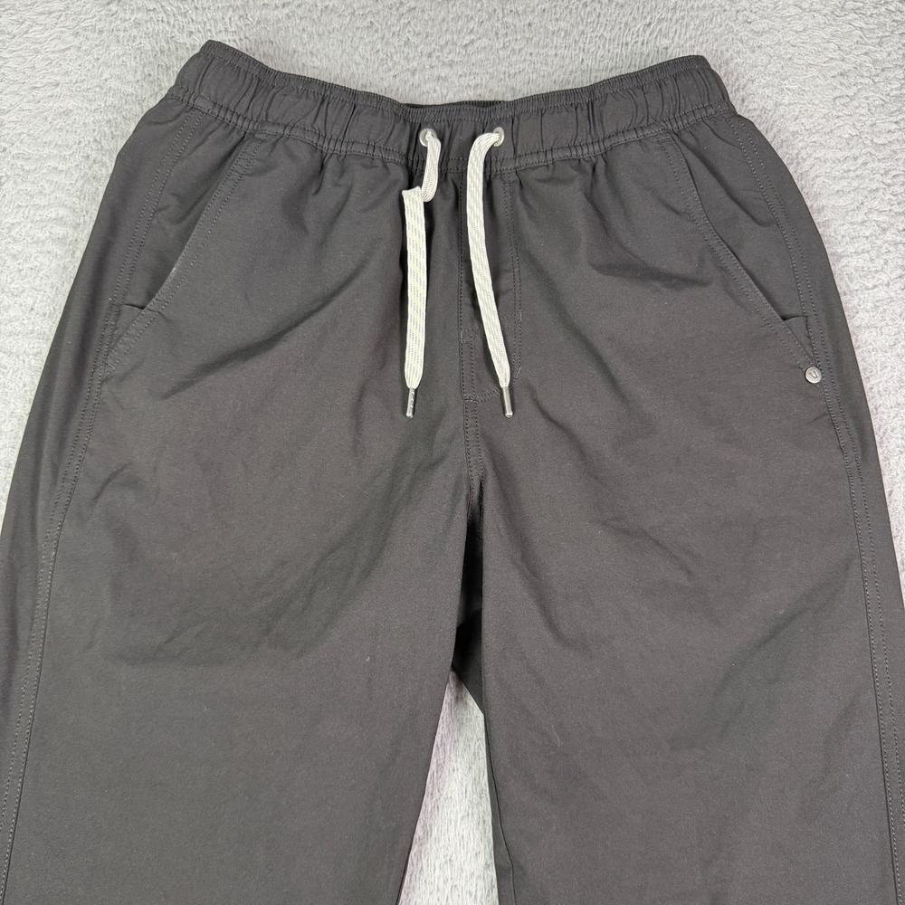 Vuori Kore Jogger Pants Mens Small 27x27.5 Black Performance Stretch Lined